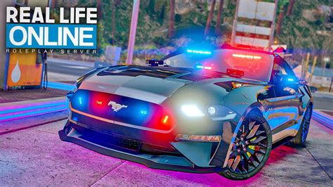 Ps Polizei Mustang Vs Raser Gta Rp Real Life Online Youtube