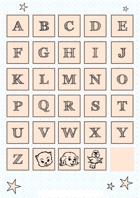 Alphabet Letter Printables Free