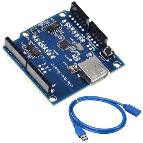 Daoki Usb Host Shield Expansion Board Compatible With Arduino Uno Mega