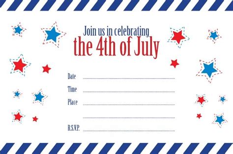 Flipawoo Invitation And Party Designs Free 4th Of July