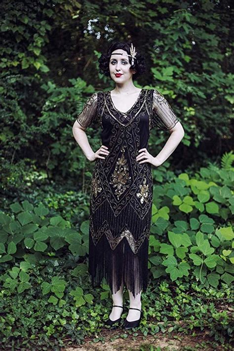 Women 1920s Flapper Dress Vintage Sequin Fringed Gatsby Dresses Art