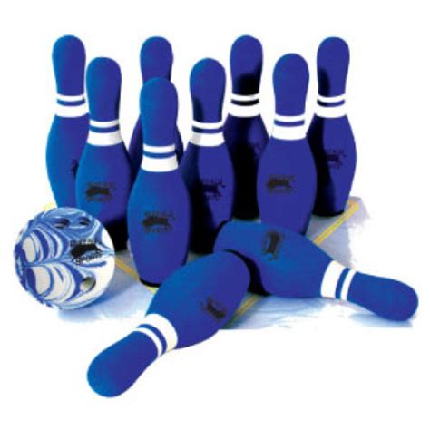 Buffalo Sports Mini Foam 10 Pin Bowling Set Set Of 10 Pins And A Ball