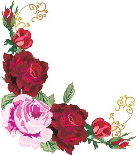 Download Floral Border Flower Design Free Download Image Hq Png Image