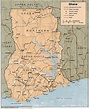 Ghana Map - TravelsFinders.Com