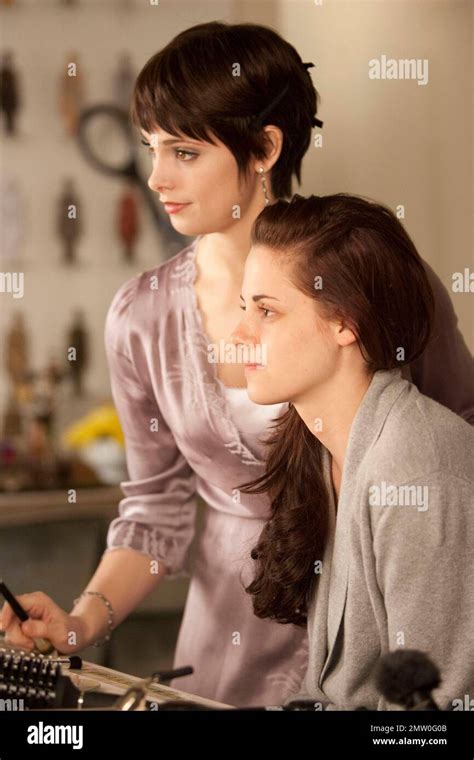 Ashley Greene And Kristen Stewart In A Scene From Twilight Saga