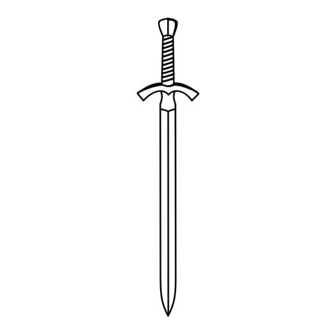 Two Edged Sword Vector Image Free Svg