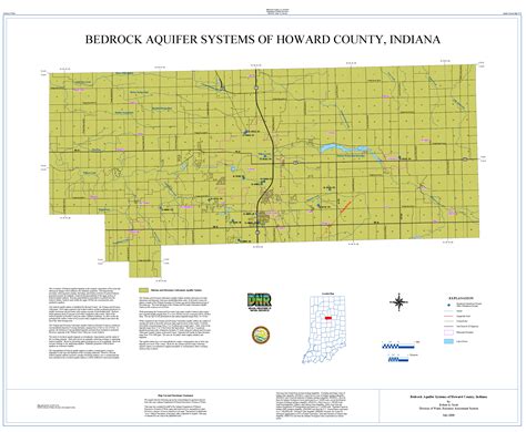 Dnr Water Aquifer Systems Maps 47 A And 47 B Unconsolidated And