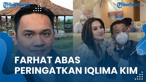 Farhat Abas Peringatkan Iqlima Kim Soal Pelecehan Seksual Yang Tuding