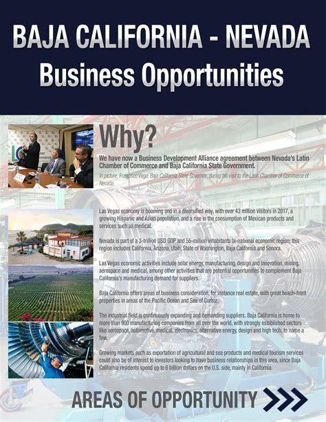 Baja California Nevada Business Opportunities Pimsa