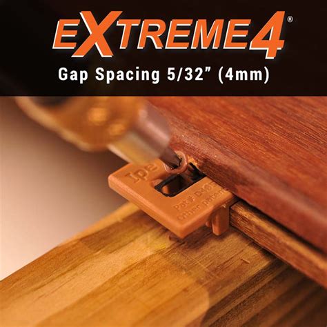 Steel Insert Hidden Deck Fasteners Extreme4® Ipe Clip®