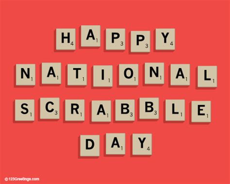 National Scrabble Day Cards Free National Scrabble Day Wishes 123