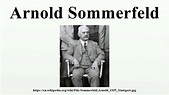 Arnold Sommerfeld - Alchetron, The Free Social Encyclopedia