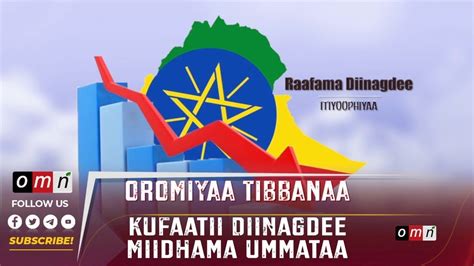 Omn Oromiyaa Tibbanaa Kufaatii Diinagdee Fi Miidhama Ummataa Adoolessa