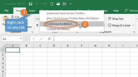 How Do I Customize The Ribbon In Excel For Mac Peatix