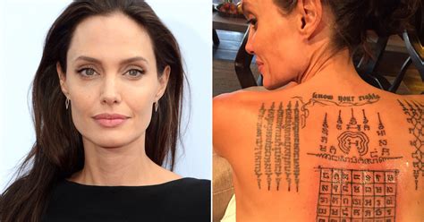 Angelina Jolie ‘symbolically Bound To Brad Pitt By Tattoos Months