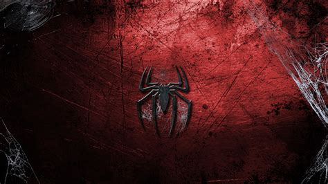 Spiderman Neon Red Wallpapers Wallpaper Cave