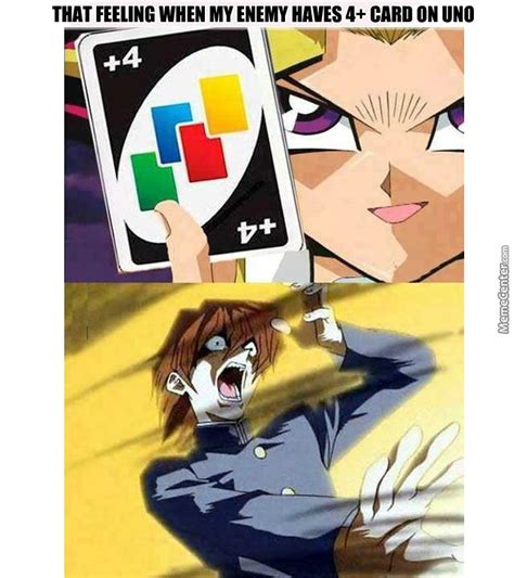 It has been a mattel brand since 1992. That Feeling When My Enemy Haves 4+ Card On Uno by rgrtbb - Meme Center