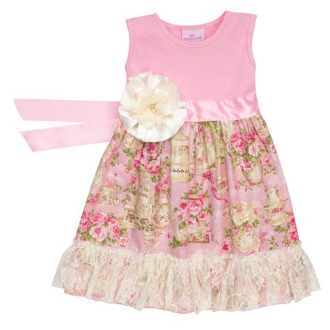 She Bloom Tea Party Dress For Baby Girls