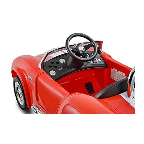 Kid Motorz 12v Shelby Cobra One Seater Ride On Red Kids Cars