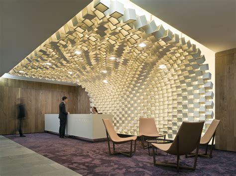 Unique Ceiling Design Unique Ceiling Design For The Reception Desk At