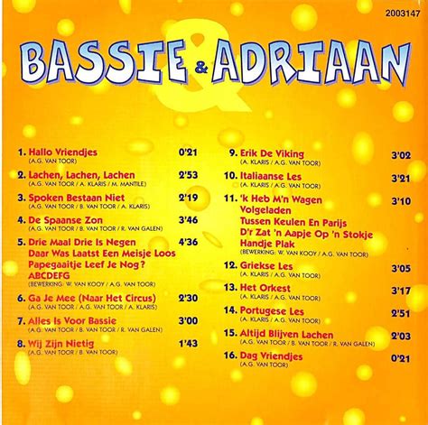 De Leukste Liedjes Deel 3 Bassie En Adriaan Cd Album Muziek Bol