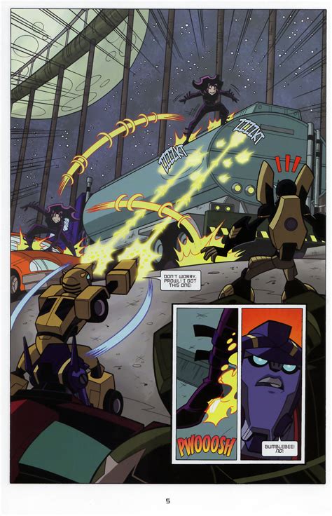 Read Online Transformers Animated The Arrival Comic Issue 3