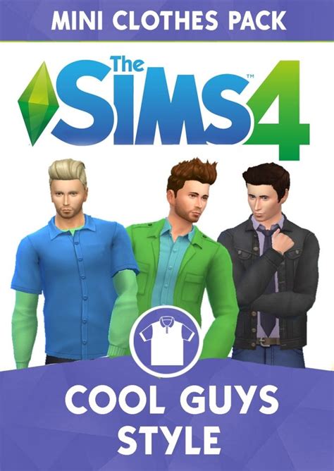Cool Guys Style Mini Pack By Cepzid At Simsworkshop • Sims 4 Updates