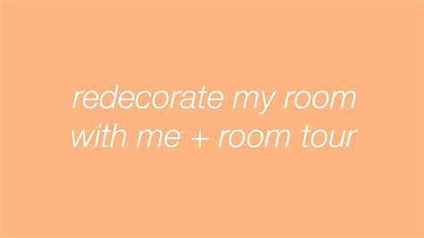 Redecorate My Room With Me Room Tour Youtube