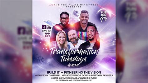 Transformation Tuesdays Episode 3 Build It Pioneering The Vision