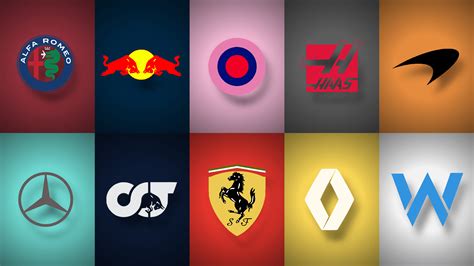 F1 Team Logos Wallpaper Rformula1