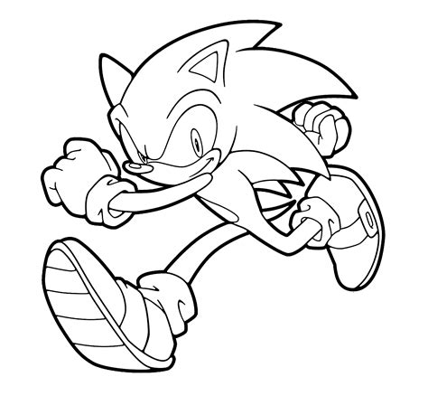 Sonic The Hedgehog Coloring Pages Clip Art Library