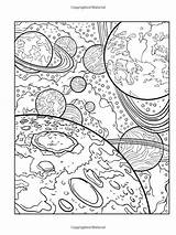 Skyscapes Planète Animales Dover Ausdrucken Malvorlagen Mazurkiewicz Bleistiftzeichnungen Planete Boheme Vie Spaceman Malbuch Viatico Erwachsenen sketch template