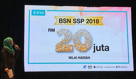 You will also have the opportunity to win rm1 million every month through bsn ssp's special draw, as well as other prizes such as proton x50, perodua. RM20 juta menanti penyimpan bertuah BSN SSP untuk 2018 ...