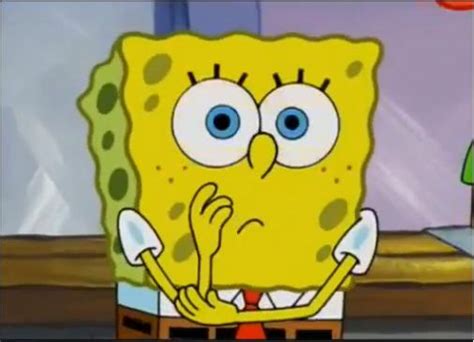 Spongebob Confused Face Blank Template Imgflip