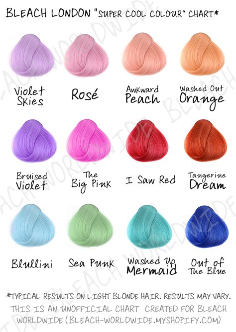 A Hair Color Chart To Get Glamorous Results At Home Hair Dye Color