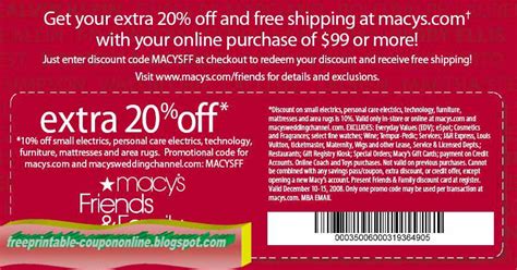 Check spelling or type a new query. Printable Coupons 2019: Macy's Coupons