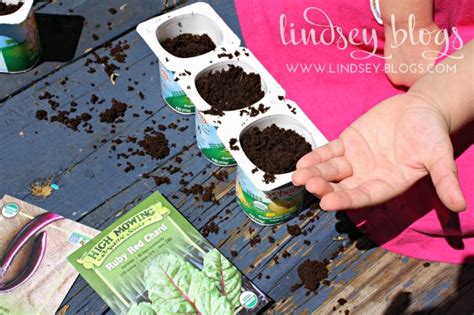 Kids Garden Activity Reuse Yogurt Cups To Plant Organic Seeds