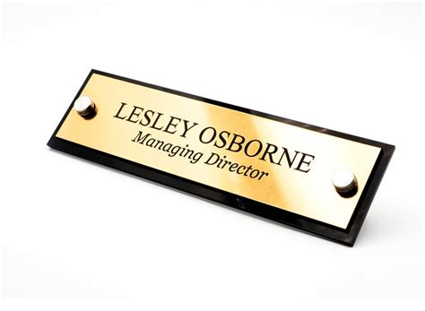 Personalised Door Sign Office Plaque With Steel Fixings Etsy Uk