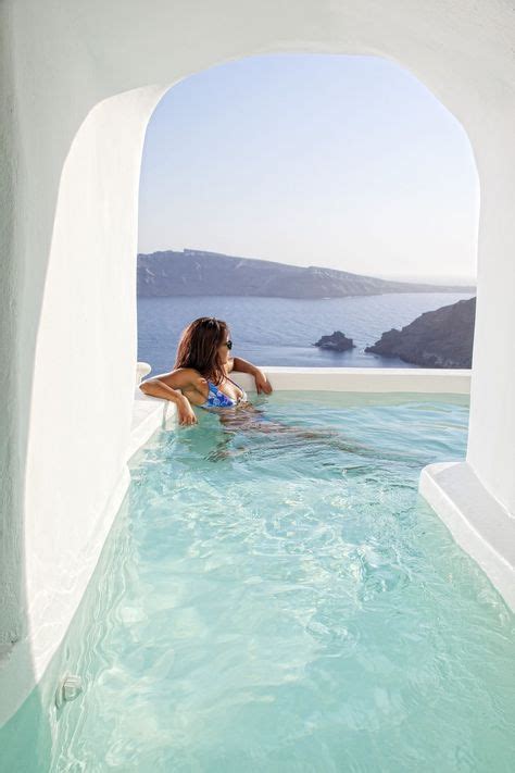 12 Sensational Cave Pools In Santorini Santorini Hotels Cave Pool
