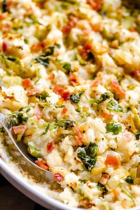 This Delicious Twist On Mashed Potatoes Prepared With Brussels Sprouts