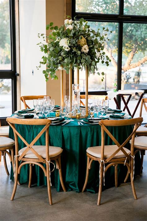 Emerald Green Theme Wedding Styled Wedding Shoot At Galway Downs In