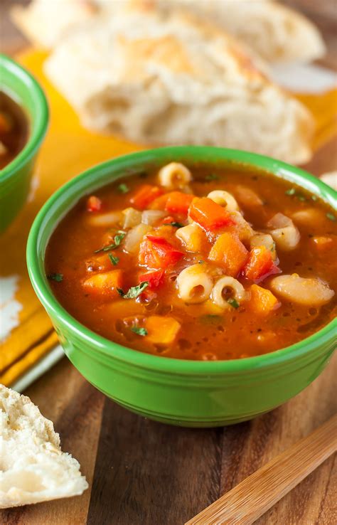 Vegetarian Minestrone Soup Recipe Peas And Crayons