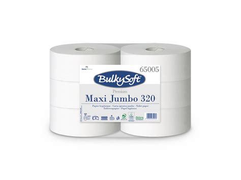 Bulkysoft Prem Jumbo Toilet Roll Pure Tissue Redparrot