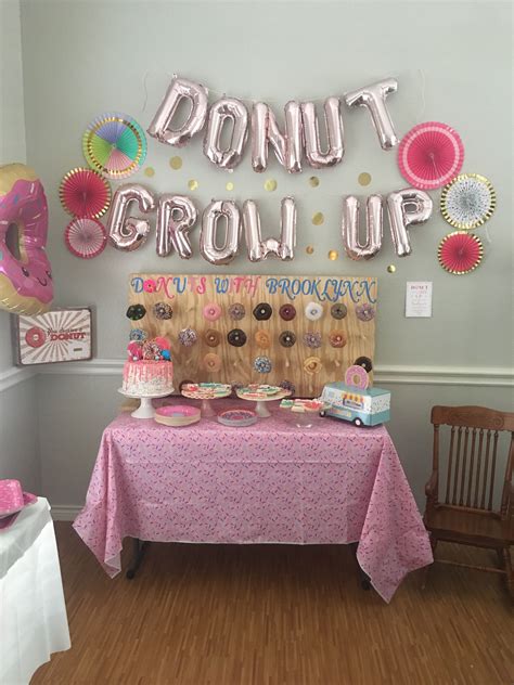donut grow up birthday party decorations grown up parties birthday party decorations party