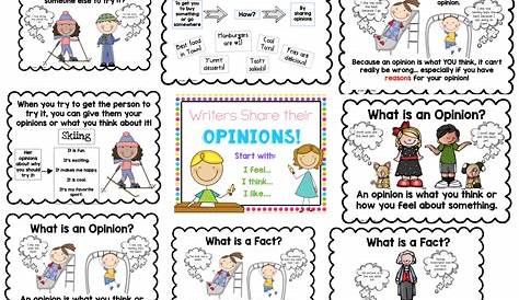 opinion writing for 1st graders