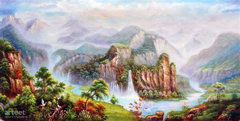 Tropical Paradise Art Paintings For Sale Online Gallery Landscape