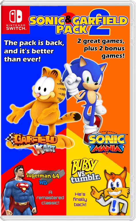 Sonic And Garfield Pack 2 Tomorrow
