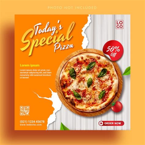 Premium Vector Special Pizza Promotion Social Media Instagram Post