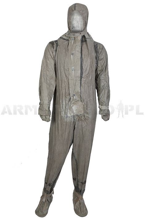 Military Rubber Coverall Op1 Rainproof Original New Clothing