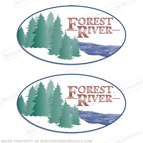 Forest River Rv Graphic Decals Set Of 2
